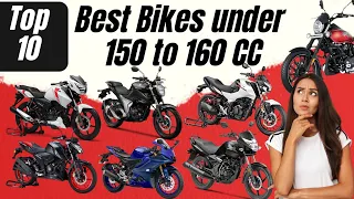 Top 10 | Best 150 and 160 cc bikes in India Under 2 lacs | Detailed Review