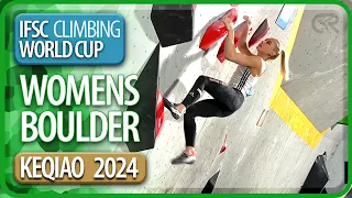 Bouldering Finals | Keqiao | Womens | IFSC World Cup | 2024