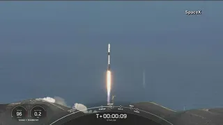 SpaceX Falcon 9 rocket launches in California