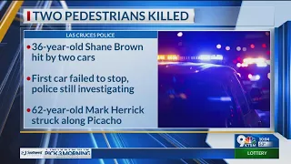 Las Cruces police identify two pedestrians killed in separate crashes