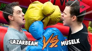 YOUTUBER BOXING! Ft. Lazarbeam, Muselk,  Loserfruit, Crayator, BazzaGazza and Marcus