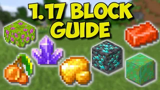 1.17 New Items Tutorial Guide!!! - How To Use ALL The New Blocks In Minecraft 1.17