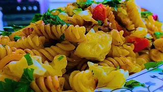 I have never eaten such delicious pasta! simple, quick and very tasty😋 4 lunch