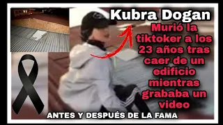 🎗Murió la tiktoker KUBRA DOGAN a los 23 años tras caer de un edificio mientras grababa un video