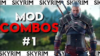 Transforming your Skyrim Character into a WITCHER! | Skyrim Mod Combos 1