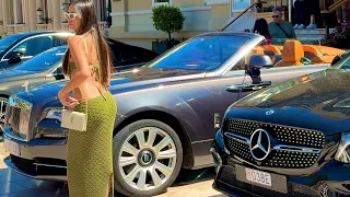 MONACO AMAZING LUXURY SUPERCARS IN THE STREET & PRETTY LADIES @emmansvlogfr