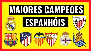 Confira quais são os Maiores CAMPEOES do Campeonato ESPANHOL