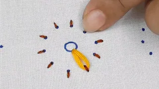 wow! amazing embroidery learning video that you never miss! #shorts