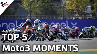 Top 5 Moto3 Moments | 2020 #FrenchGP