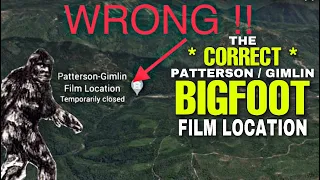 The Patterson Gimlin BLUFF CREEK  BIGFOOT ENCOUNTER FILM LOCATION ! Bigfoot encounters location