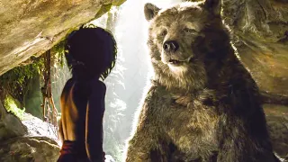 Mowgli Meets Baloo Scene - THE JUNGLE BOOK (2016) Movie Clip
