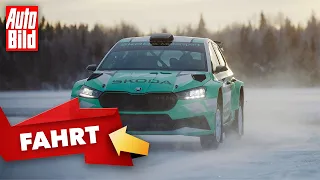 Skoda Fabia RS Rally2 (2023) | Erste Mitfahrt in Skodas neuem Rallye-Auto | mit Jonas Uhlig