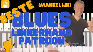 Beginners blues pianoles 1 -  Beste Blues Piano Linkerhand Patroon  (makkelijke versie)