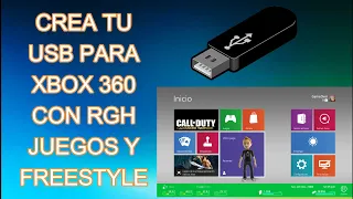 CREA USB PARA XBOX 360 CON RGH, FREESTYLE Y JUEGOS