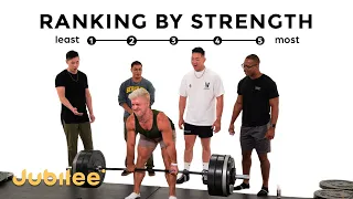 5 Men Rank Themselves By Strength | Assumptions vs Deadlift