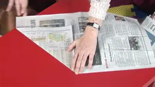 How to Make a Pirate Hat With Newspaper