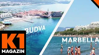 Duell der Urlaubsziele: Budva in Montenegro versus Marbella in Spanien | K1 Magazin | Kabel Eins