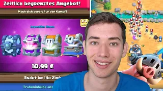 KRASSES ANGEBOT & SCHWEINERENNEN! | Mega Blitztruhe, Epische Truhe und mehr! | Clash Royale deutsch