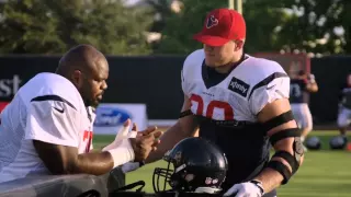 Vince Wilfork and JJ Watt talk about food