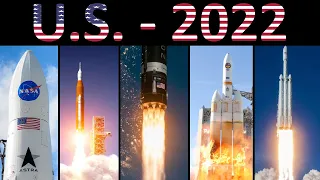 Rocket Launch Compilation 2022 - U.S. Rockets | Go To Space