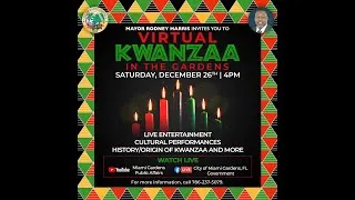 Virtual Kwanzaa in the Gardens