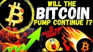 CAN BITCOIN PUMP CONTINUE or NOT? BTC TA and CHARTS Crypto price prediction, analysis, news, trading