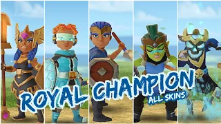 All Skins Of ROYAL CHAMPION | Animation Video | Clash of funz #coc #coc #royalchampion #skins