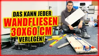 Anleitung: WANDFLIESEN 30x60 selber verlegen von A-Z - Das kann Jeder! | Home Build Solution