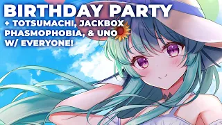 【BIRTHDAY PARTY 🎂】 TOTSUMACHI + PARTY GAMES!! 【NIJISANJI EN | Finana Ryugu】 #FinanaBirthday2022