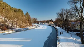 The town of Söderköping, Sweden 4K