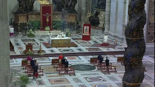 Holy Mass on Easter Sunday with Pope Francis 11 April 2020 HD