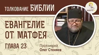Евангелие от Матфея. Глава 23. Протоиерей Олег Стеняев. Толкование Библии. Толкование Нового Завета