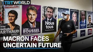 Macron faces uncertain future in Sunday's presidential election