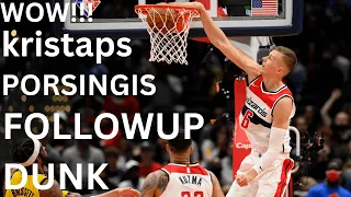 JAZZ at WIZARDS | KRISTAPS PORZINGIS DUNK HIGHLIGHTS | November 12, 2022 | NBA REGULAR SEASON