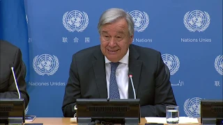 Press Conference by UN Chief to mark the opening of #UNGA74