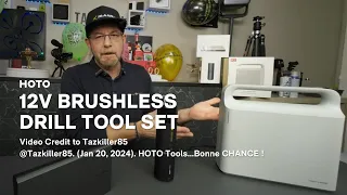 HOTO 12V Brushless Drill Tool Set
