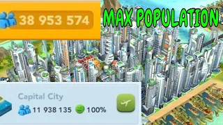 12M POPULATION In Simcity Buildit (40M population total)