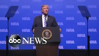 Trump to NRA: Gun rights will 'never be under siege as long as I am your president'