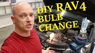 How to Change 2013-2018 Toyota Rav4 Headlight Bulb!