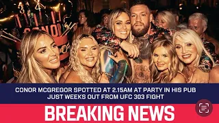 Breaking News : Conor McGregor Throws A Crazy Party Weeks Away From His UFC Return