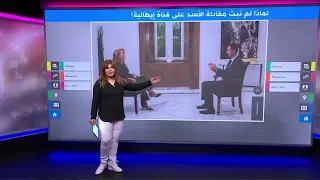 لماذا منعت مقابلة بشار الأسد من البث على قناة إيطالية؟