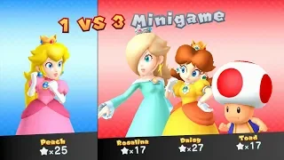 Mario Party 10 Mario Party #42 Daisy vs Peach vs Rosalina vs Toad Airship Central Master Difficulty