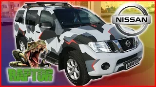 Покраска РАПТОРОМ в геометрический камуфляж NISSAN PATHFINDER