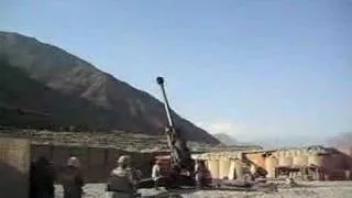 OEF M198 155mm Howitzer in Naray, Afghanistan