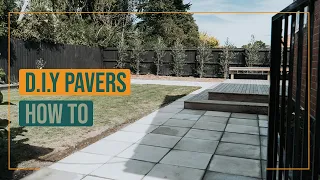 LAYING CONCRETE PAVERS | DIY