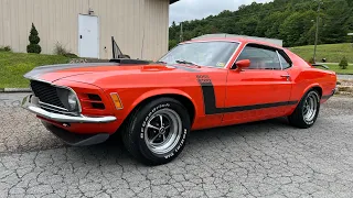 1970 Ford Mustang Boss 302 W Code 4.30 Detroit Locker with 1 of 1 Interior Option