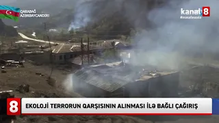 Ekoloji terrorun qarşısının alınması ilə bağlı çağırış