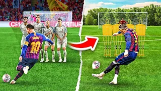 RZUT WOLNY JAK MESSI?  - ODTWARZAMY NAJLEPSZE BRAMKI W HISTORII #4