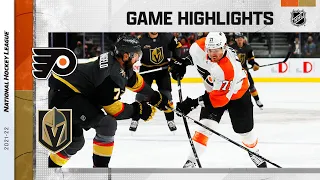 Flyers @ Golden Knights 12/10/21 | NHL Highlights