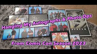 Hanging My Autographs & Photo Ops From Comic Con Season 2023